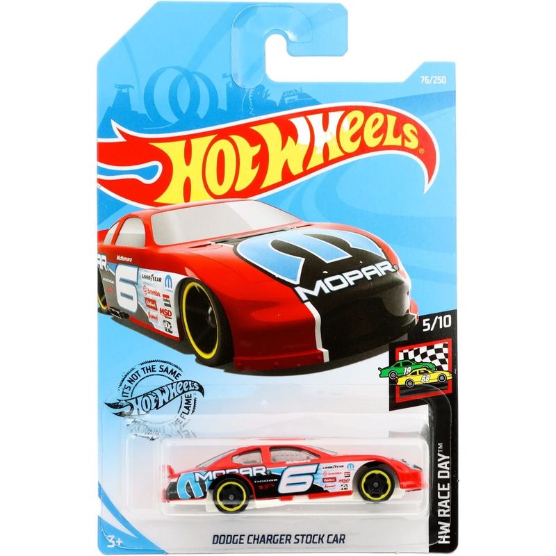 Dodge Charger Stock Car - HW Race Day - Röd - Hot Wheels