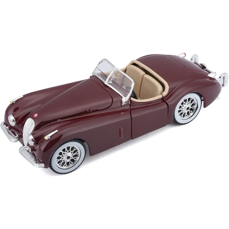 Jaguar XK 120 Roadster - 1951 - Vinröd - Bburago - 1:24