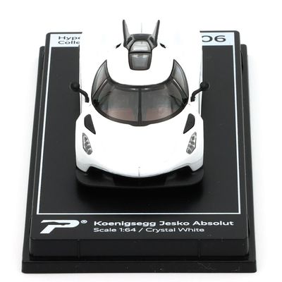 Koenigsegg Jesko Absolut - Vit - PosterCars - 1:64