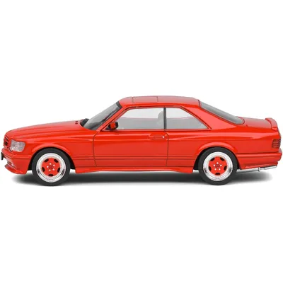 Mercedes-Benz 560 SEC AMG Widebody 1990 Röd - Solido - 1:43