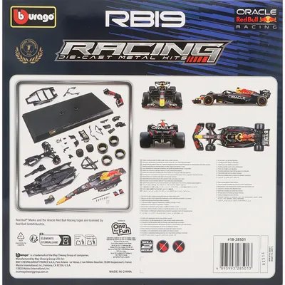Red Bull RB19 - Max Verstappen - Abu Dhabi - Byggesæt - 1:24
