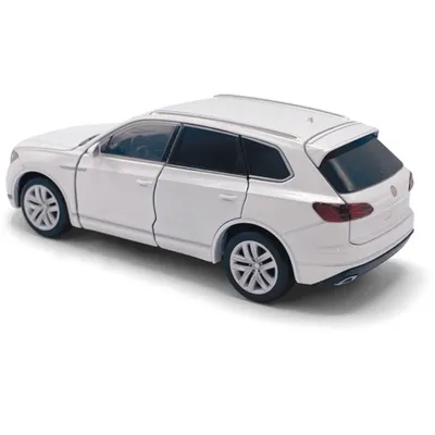 Volkswagen Touareg - Vit - Ljud & Ljus - Tayumo - 1:32