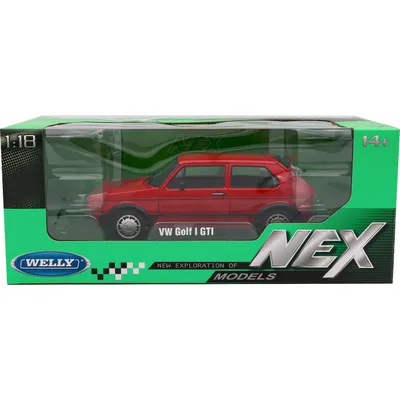 Volkswagen Golf I GTI - Röd - Welly - 1:18