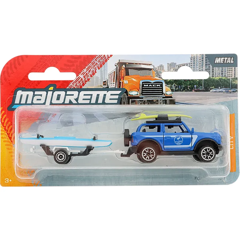 Ford Bronco med kajaktrailer - City Trailer - Majorette