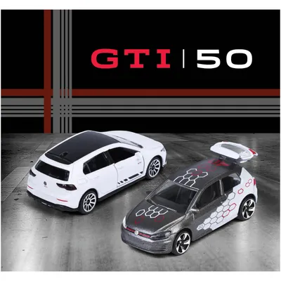 Volkswagen Golf GTI Giftpack med fem leksaksbilar - Majorette