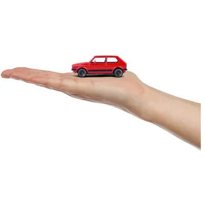 Volkswagen Golf GTI Giftpack med fem leksaksbilar - Majorette