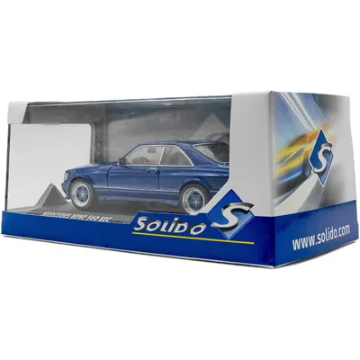 Mercedes-Benz 560 SEC AMG - Blå - 1990 - Solido - 1:43