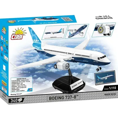 Boeing 737-8 - Klossbyggmodell - 26608 - COBI - 1:110