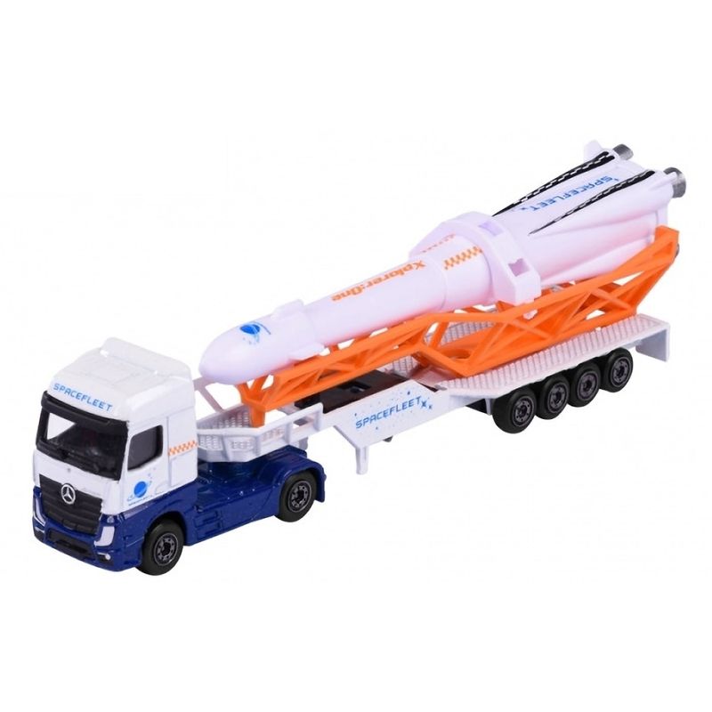 Mercedes-Benz Actros - Rymdraket - Transporter - Majorette