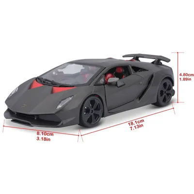 Lamborghini Sesto Elemento - 2012 - Grå - Bburago - 1:24