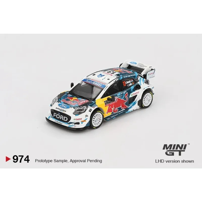 Ford Puma Rally1 #13 - 2024 Rally Monte Carlo - 974 - Mini GT - 1:64
