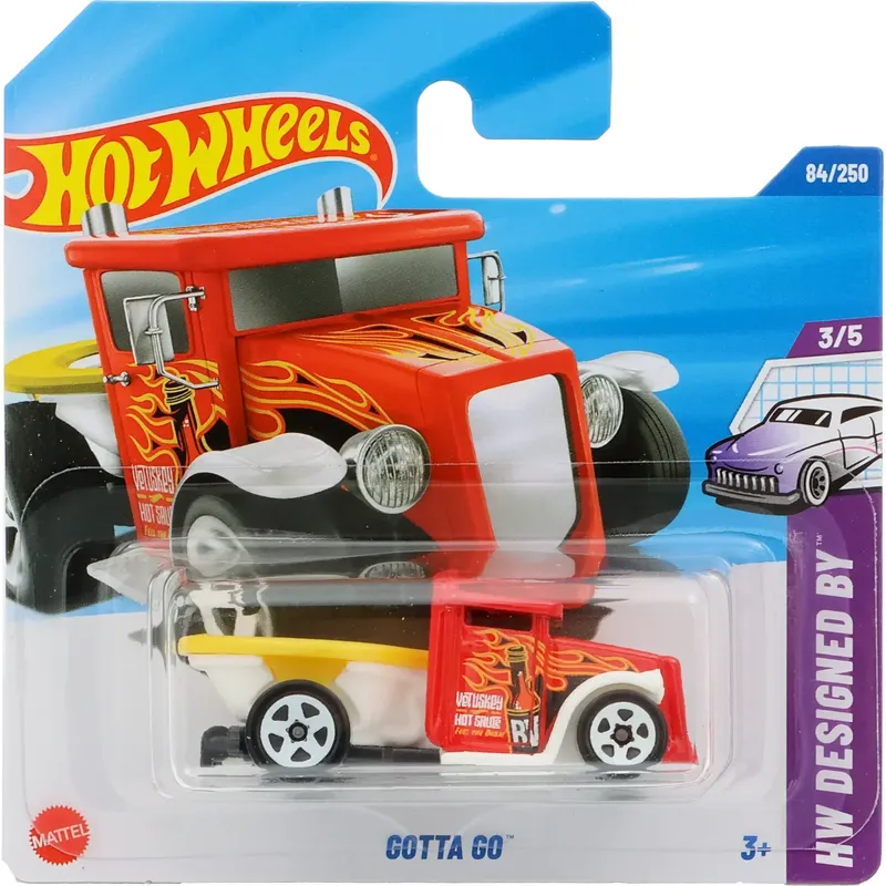 Gotta Go - Röd - HW Designed By - 84/250 - Hot Wheels