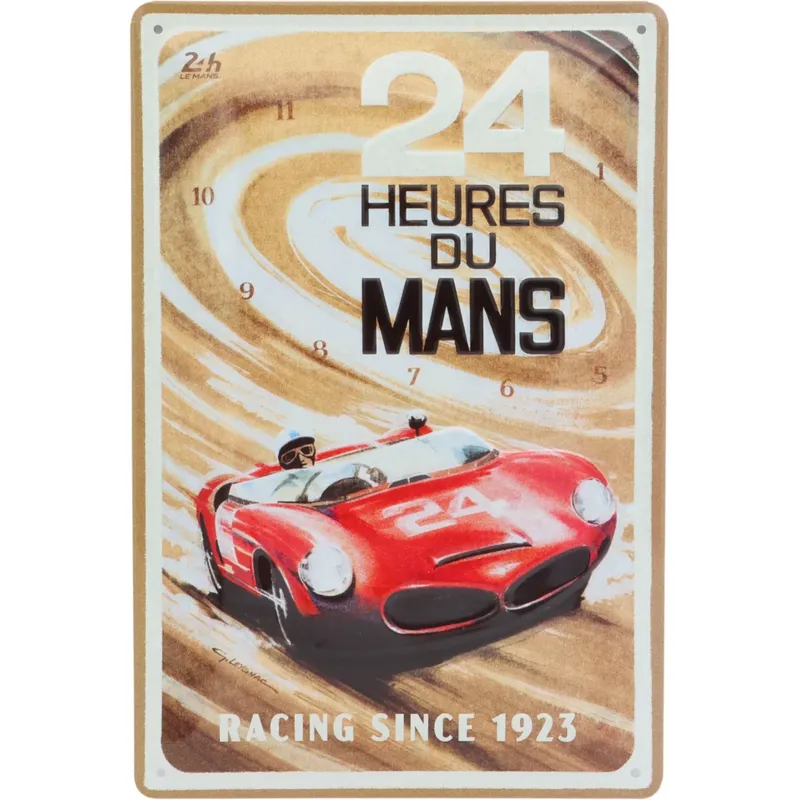 24 Heures du Mans - Racing Since 1923 - Plåtskylt - 20x30 cm