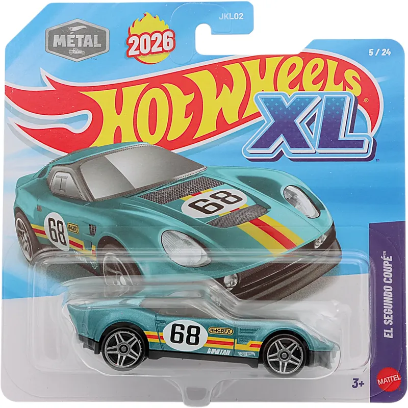 El Segundo Coupé - Hot Wheels XL - Grönblå - 10 cm