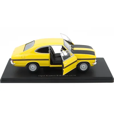 Opel Kadett B Rallye - 1970 - Gul - Hachette Models - 1:24