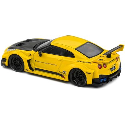 Nissan GT-R (R35) LBWK Silhouette - Gul - Solido - 1:43