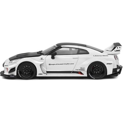 Nissan GT-R (R35) - LibertyWalk - Vit - Solido - 1:43