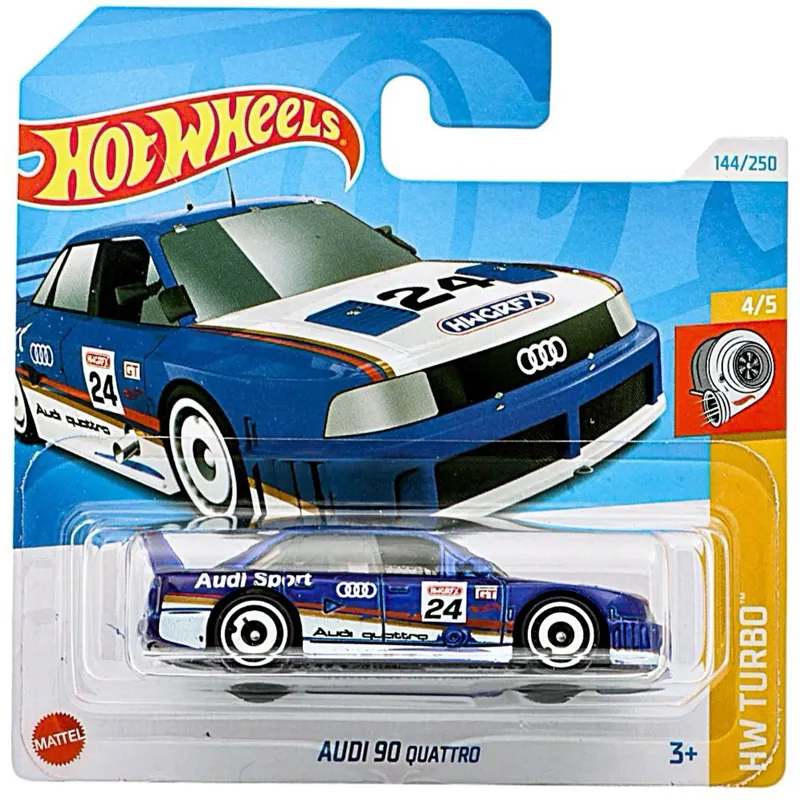 Audi 90 Quattro - Blå - HW Turbo - Hot Wheels