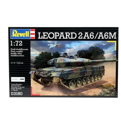 Leopard 2 A6/A6M - Byggmodell - 03180 - Revell - 1:72