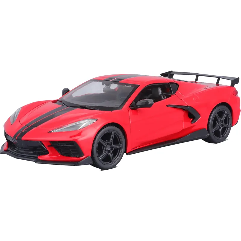2020 Chevrolet Corvette Stingray Coupe - Röd - Maisto - 1:24