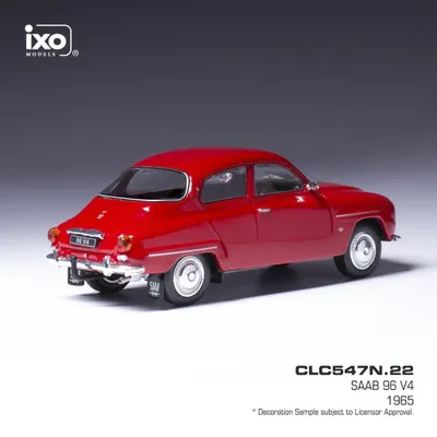 Saab 96 V4 - 1968 - Röd - Ixo Models - 1:43