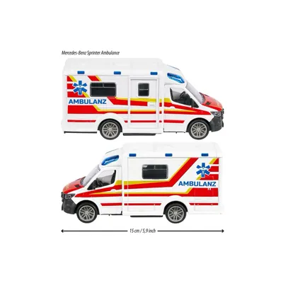 Mercedes-Benz Sprinter Ambulance - Majorette Grand Series