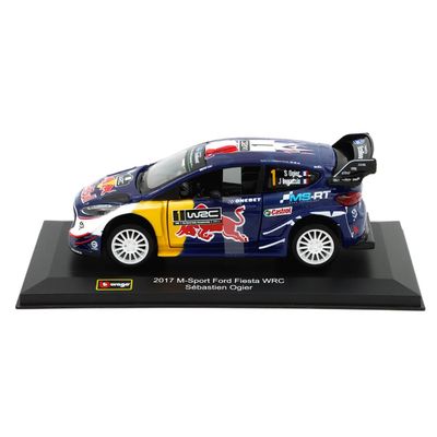 SKADAD FÖRPACKNING - 2017 M-Sport Ford Fiesta WRC Sébastien Ogier - Bburago 1:32