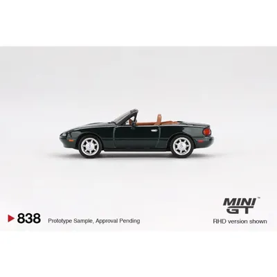 Mazda MX-5 Eunos Roadster V-Special - Grön - Mini GT - 1:64