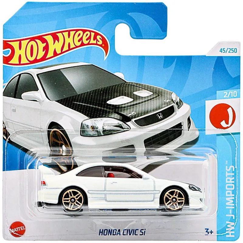 Honda Civic Si - Vit - HW J-Imports - Hot Wheels