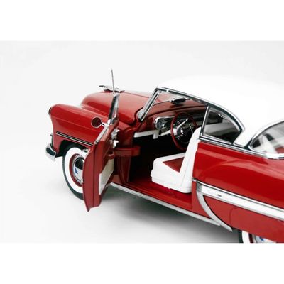 1953 Chevrolet Bel Air Coupe - Röd - Sun Star - 1:18