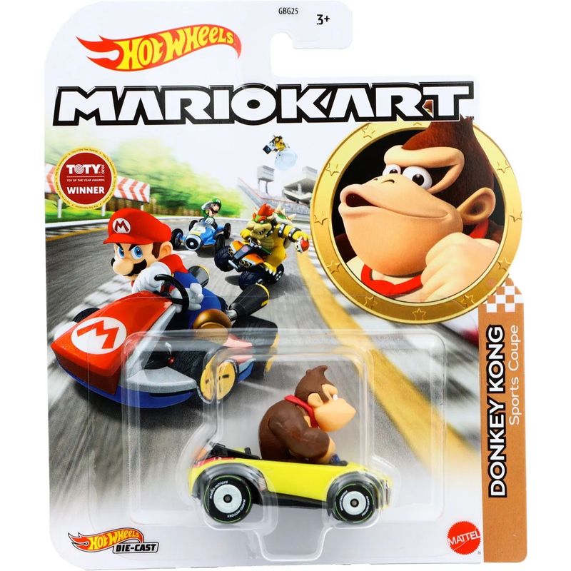 Donkey Kong - Mario Kart - Sports Coupe - Hot Wheels