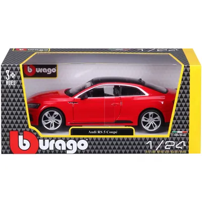 Audi RS 5 Coupé - 2019 - Röd - Bburago - 1:24