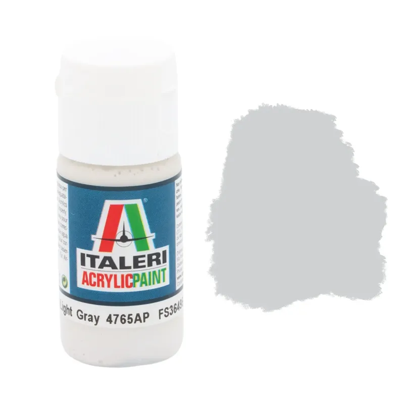 Flat Light Gray - 4765AP - Acrylic Paint - Italeri