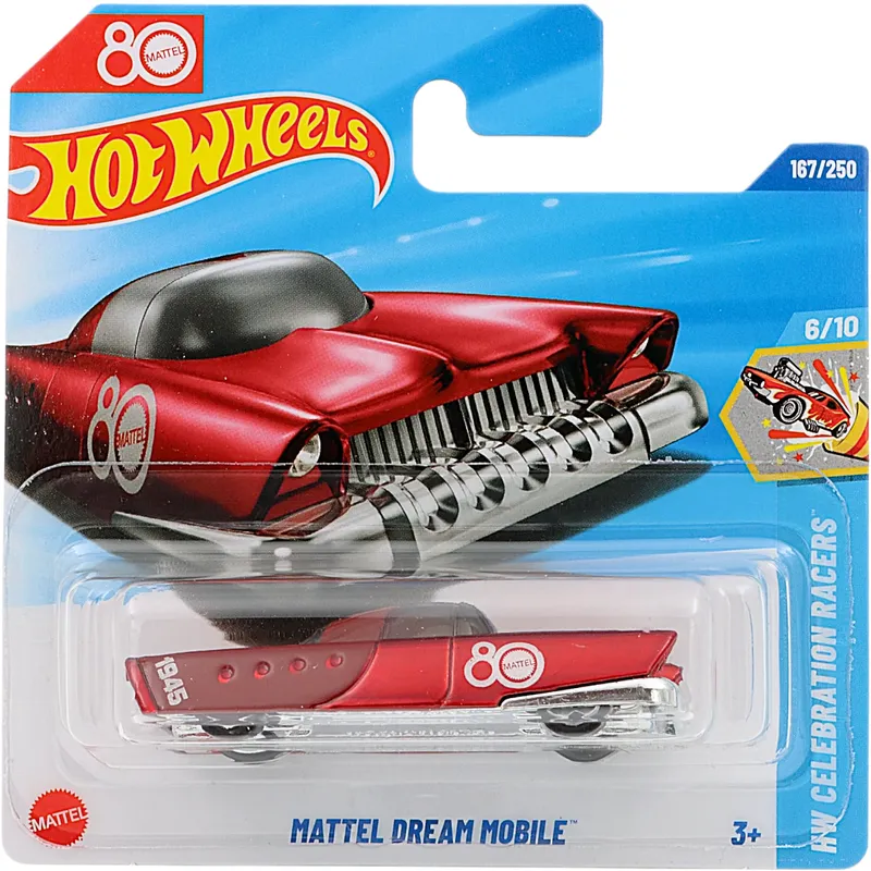 Mattel Dream Mobile - Röd - HW Celebration Racers - 167/250 - Hot Wheels