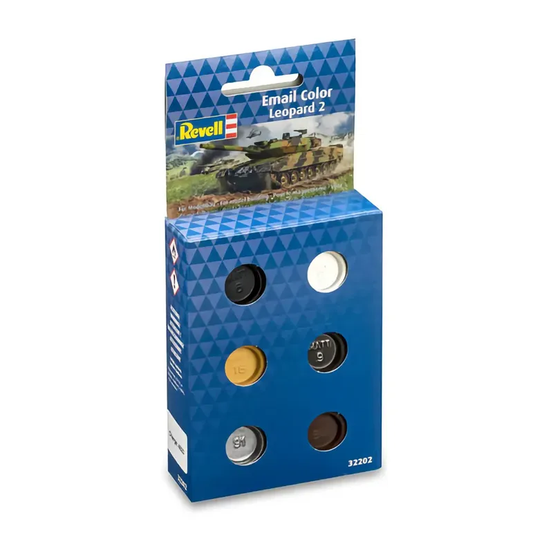 Emaljefarv Set - Leopard 2 A6M+ - 6 farver - 32202 - Revell