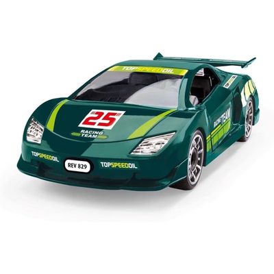 Sportbil - Grön - Byggsats - 00829 - Revell Junior - 24 cm