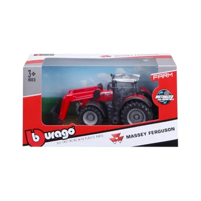 Massey Ferguson 8740S - Traktor - Bburago - 10 cm