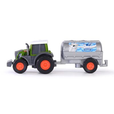 Traktor med mjölkvagn - Fendt Micro Farmer - Dickie Toys