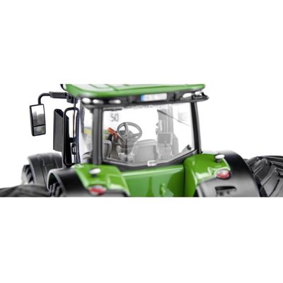 John Deere 7310R med Dubbelmontage - Wiking - 1:32