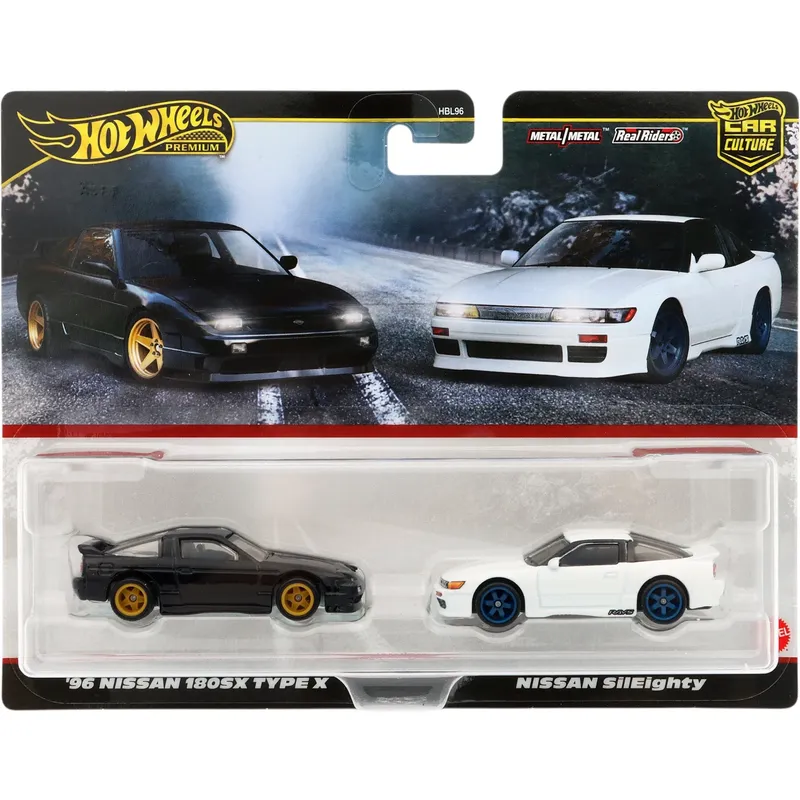 '96 Nissan 180SX Type X + Nissan SilEighty - 2-pack - HW