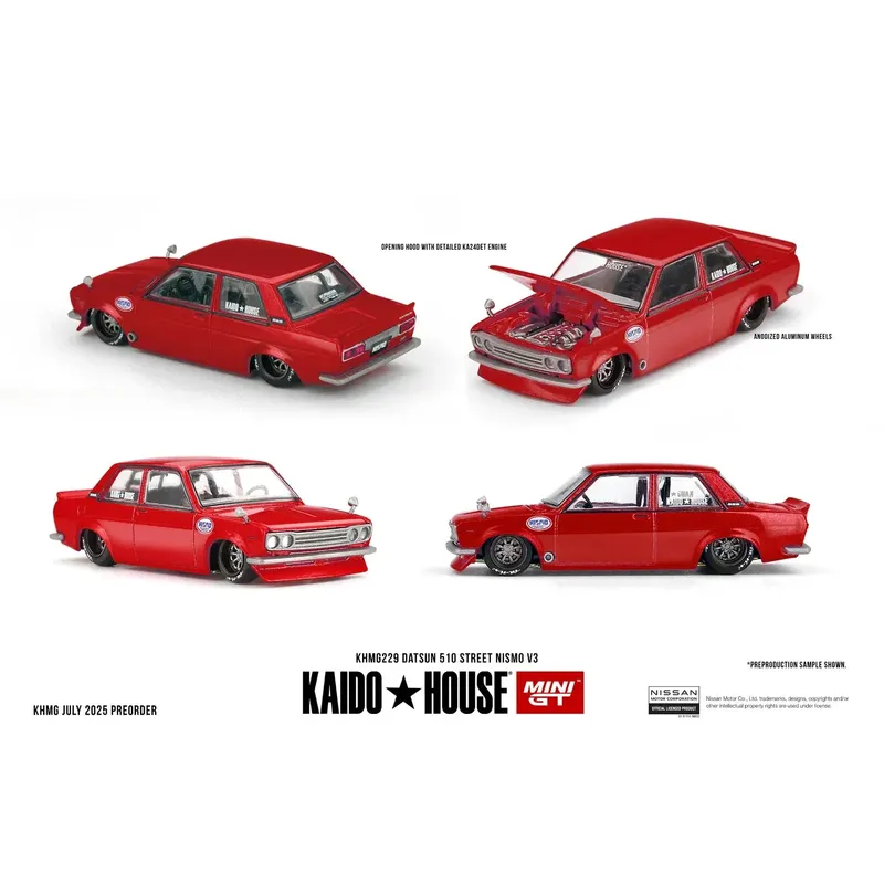 Datsun 510 Street Nismo V3 - 229 - Kaido House x Mini GT - 1:64