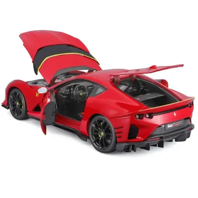 Ferrari 812 Competizione - 2021 - Röd - Bburago - 1:18