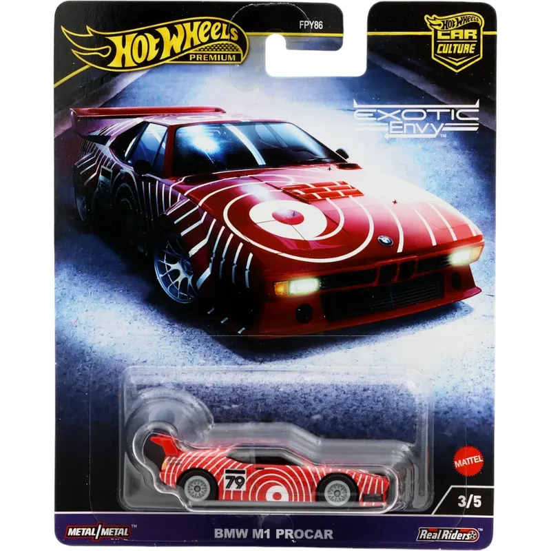 BMW M1 Procar - Röd - Exotic Envy - 3/5 - Hot Wheels