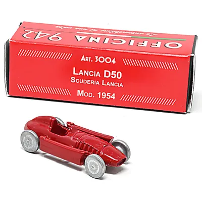 Lancia D50 1954 Scuderia Lancia - Röd - Officina 942 - 1:76