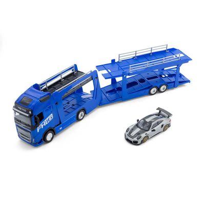 Volvo FH16 GL 750 XXL + Porsche 911 GT2 RS - Bburago - 46 cm