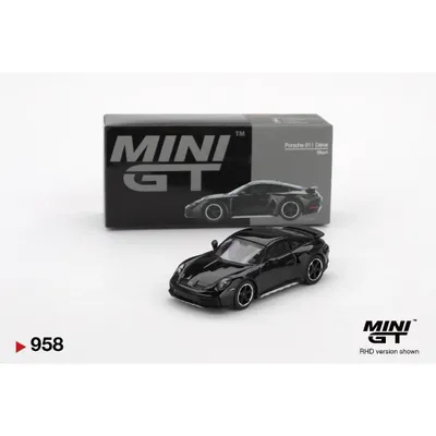 Porsche 911 (992) Dakar - Sort - 958 - Mini GT