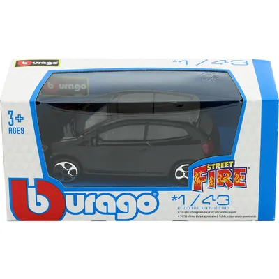 Volkswagen Polo Mk5 GTI - Svart - Bburago - 9 cm