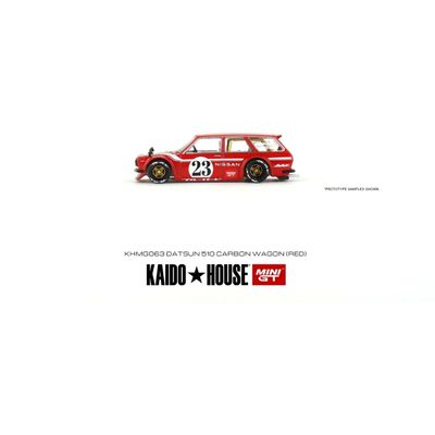 Datsun 510 Wagon - Röd - Kaido House - 063 - Mini GT - 1:64