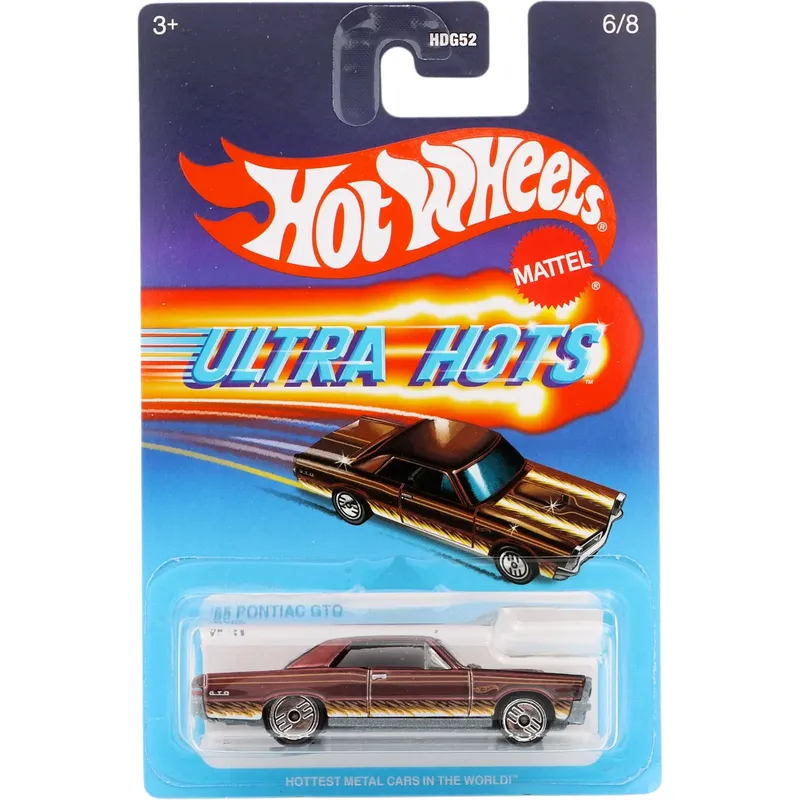 '65 Pontiac GTO - Brunröd - Ultra Hots - Hot Wheels