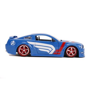 Captain America & 2006 Ford Mustang GT - Jada Toys - 1:24